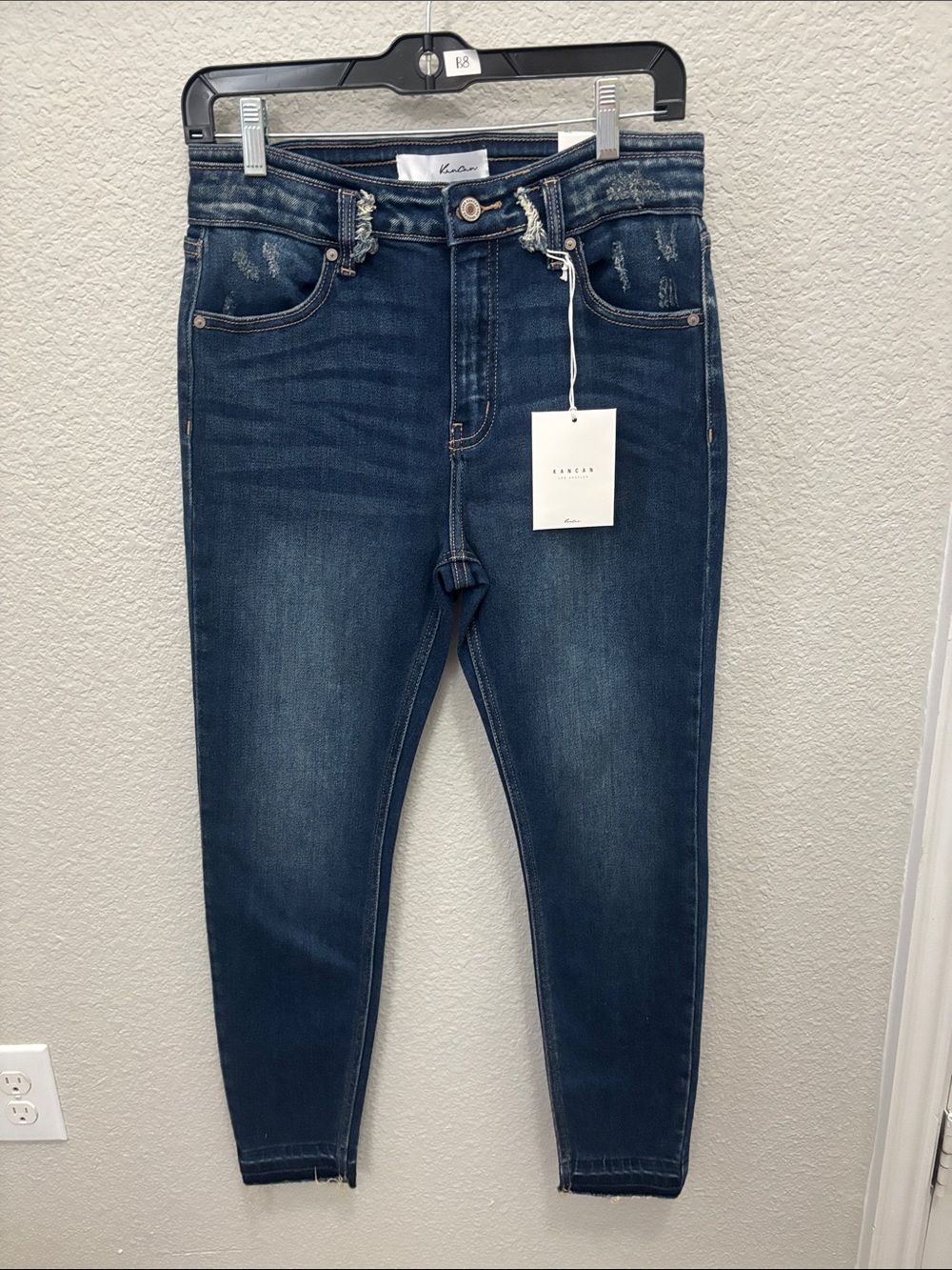 KanCan Navy Blue High Rise Skinny Jeans